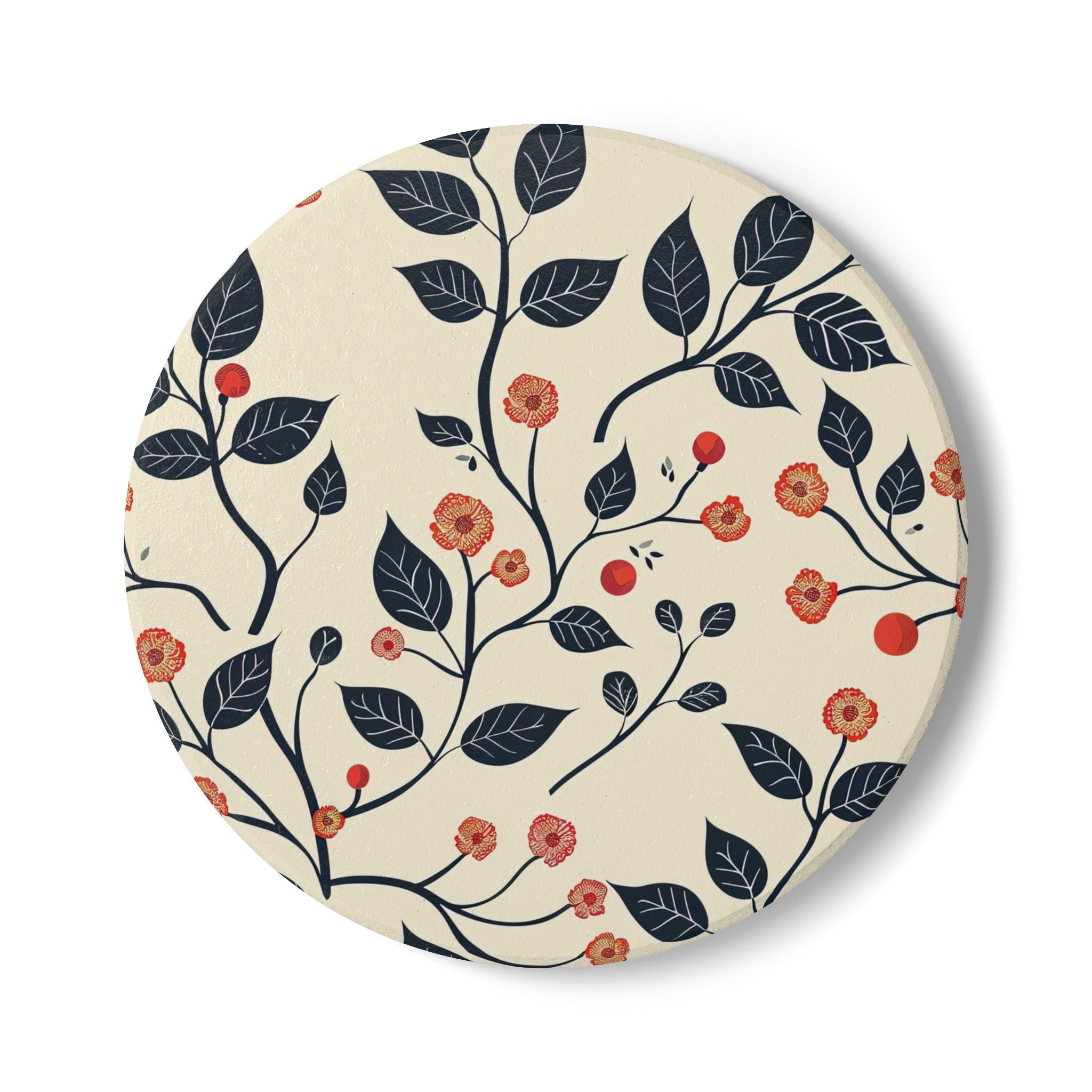 Cherry Blossom Ceramic Coaster