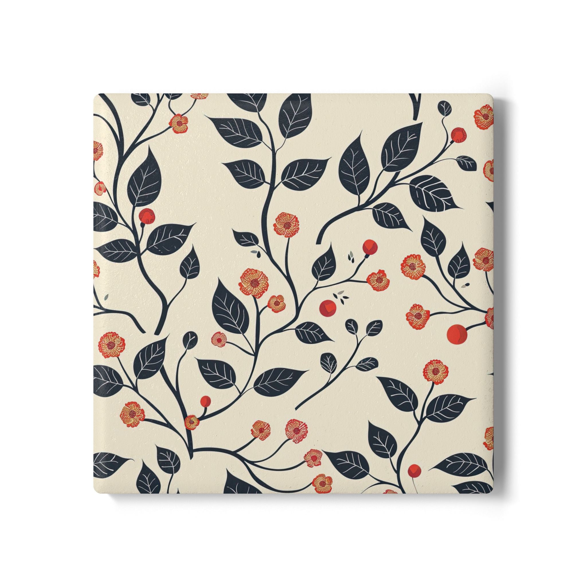 Cherry Blossom Ceramic Coaster