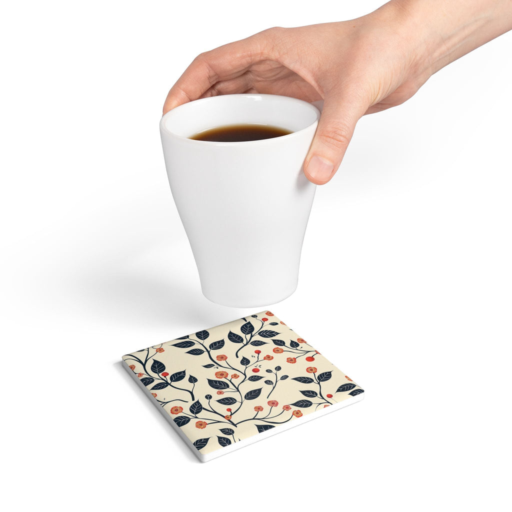 Cherry Blossom Ceramic Coaster